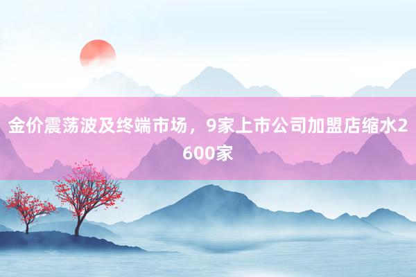 金价震荡波及终端市场，9家上市公司加盟店缩水2600家